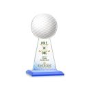 Edenwood Golf Full Color Sky Blue Towers Crystal Award