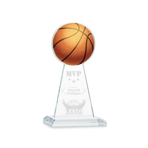 Awards and Trophies - Crystal Awards - Edenwood Basketball Clear Towers Crystal Award