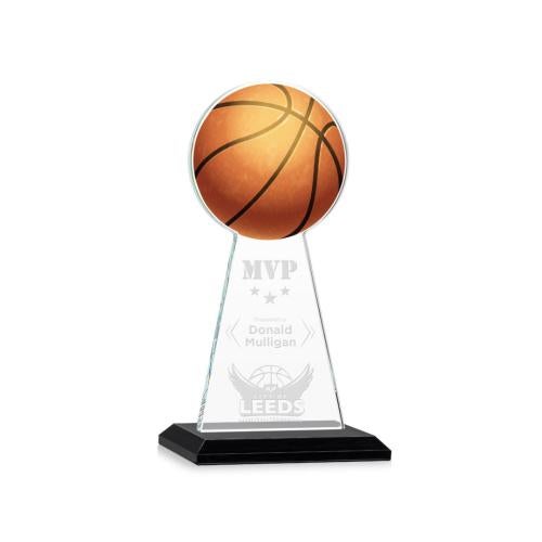 Awards and Trophies - Crystal Awards - Edenwood Basketball Black Towers Crystal Award