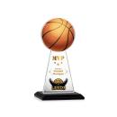 Edenwood Basketball Full Color Black Towers Crystal Award