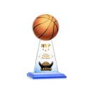 Edenwood Basketball Full Color Sky Blue Towers Crystal Award