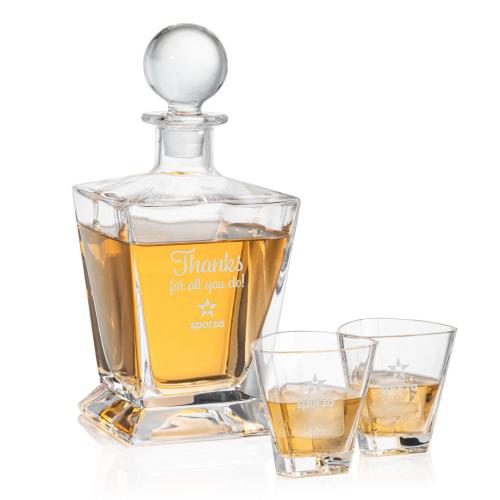Corporate Gifts - Barware - Gift Sets - Millwood Decanter Set