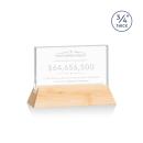 Walkerton Starfire/Bamboo (Horiz) Rectangle Wood Award