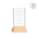 Walkerton Starfire/Bamboo (Vert) Rectangle Wood Award