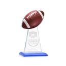 Edenwood Football Sky Blue Towers Crystal Award