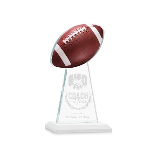 Awards and Trophies - Crystal Awards - Edenwood Football White Towers Crystal Award
