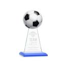 Edenwood Soccer Sky Blue Towers Crystal Award