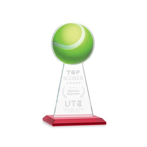 Awards and Trophies - Crystal Awards - Edenwood Tennis Red Towers Crystal Award