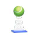 Edenwood Tennis Sky Blue Towers Crystal Award