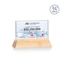 Walkerton Full Color Starfire/Bamboo (Horiz) Rectangle Wood Award