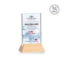 Walkerton Full Color Starfire/Bamboo (Vert) Rectangle Wood Award