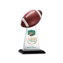 Edenwood Football Full Color Black Towers Crystal Award