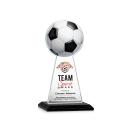 Edenwood Soccer Full Color Black Towers Crystal Award