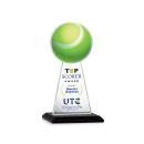 Edenwood Tennis Full Color Black Towers Crystal Award