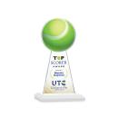 Edenwood Tennis Full Color White Towers Crystal Award