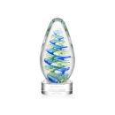 Jezebel Clear on Stanrich Base Tear Drop Glass Award