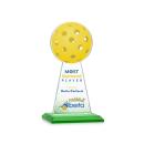 Edenwood Pickleball Full Color Green Towers Crystal Award
