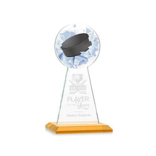 Awards and Trophies - Crystal Awards - Edenwood Hockey Amber Towers Crystal Award