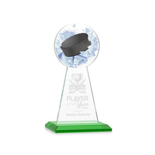 Awards and Trophies - Crystal Awards - Edenwood Hockey Green Towers Crystal Award