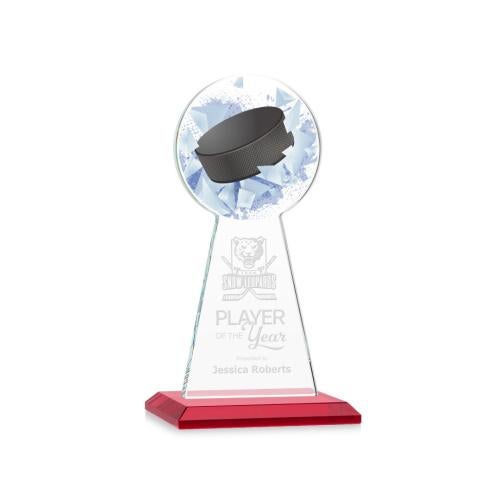 Awards and Trophies - Crystal Awards - Edenwood Hockey Red Towers Crystal Award