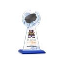 Edenwood Hockey Full Color Blue Towers Crystal Award