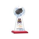 Edenwood Hockey Full Color Red Towers Crystal Award