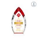 Marinello Full Color Red Peaks Crystal Award