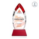 Marinello Full Color Red on Base Peaks Crystal Award
