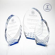 Employee Gifts - Westbury Blue Circle Acrylic Award