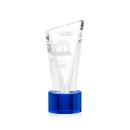 Plymouth Blue on Marvel Base Peaks Crystal Award