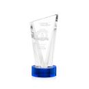 Plymouth Blue on Stanrich Base Peaks Crystal Award