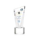 Plymouth Full Color Clear on Marvel Base Peaks Crystal Award