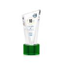 Plymouth Full Color Green on Marvel Base Peaks Crystal Award