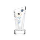 Plymouth Full Color Clear on Stanrich Base Peaks Crystal Award