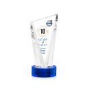 Plymouth Full Color Blue on Stanrich Base Peaks Crystal Award