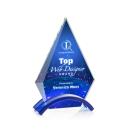 Fremont Full Color Blue Diamond Crystal Award