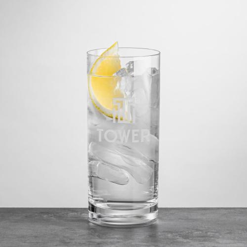 Corporate Gifts - Barware - Hiball Glasses - Waldorf Hiball/Cooler - Deep Etch