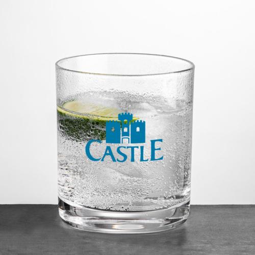 Corporate Gifts - Barware - On the Rocks Glasses - Waldorf OTR/DOF - Imprinted