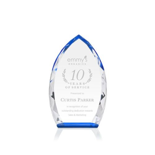 Awards and Trophies - Crystal Awards - Wilton Blue Peaks Crystal Award