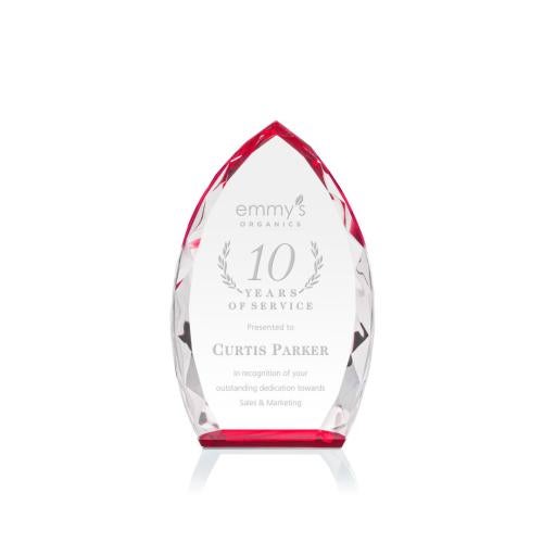 Awards and Trophies - Crystal Awards - Wilton Red Peaks Crystal Award