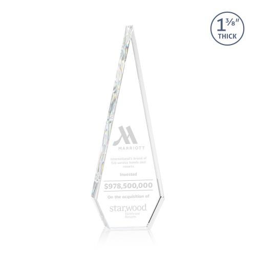 Awards and Trophies - Crystal Awards - Springfield Diamond Crystal Award