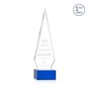 Springfield Blue on Hancock Base Diamond Crystal Award