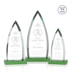 Shildon Green Peaks Crystal Award - Crystal Awards