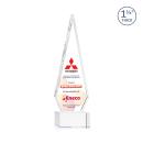 Springfield Full Color Clear on Hancock Base Diamond Crystal Award