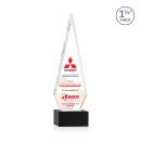 Springfield Full Color Black on Hancock Base Diamond Crystal Award