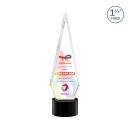 Springfield Full Color Black on Marvel Base Diamond Crystal Award