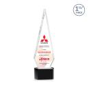 Springfield Full Color Black on Paragon Base Diamond Crystal Award