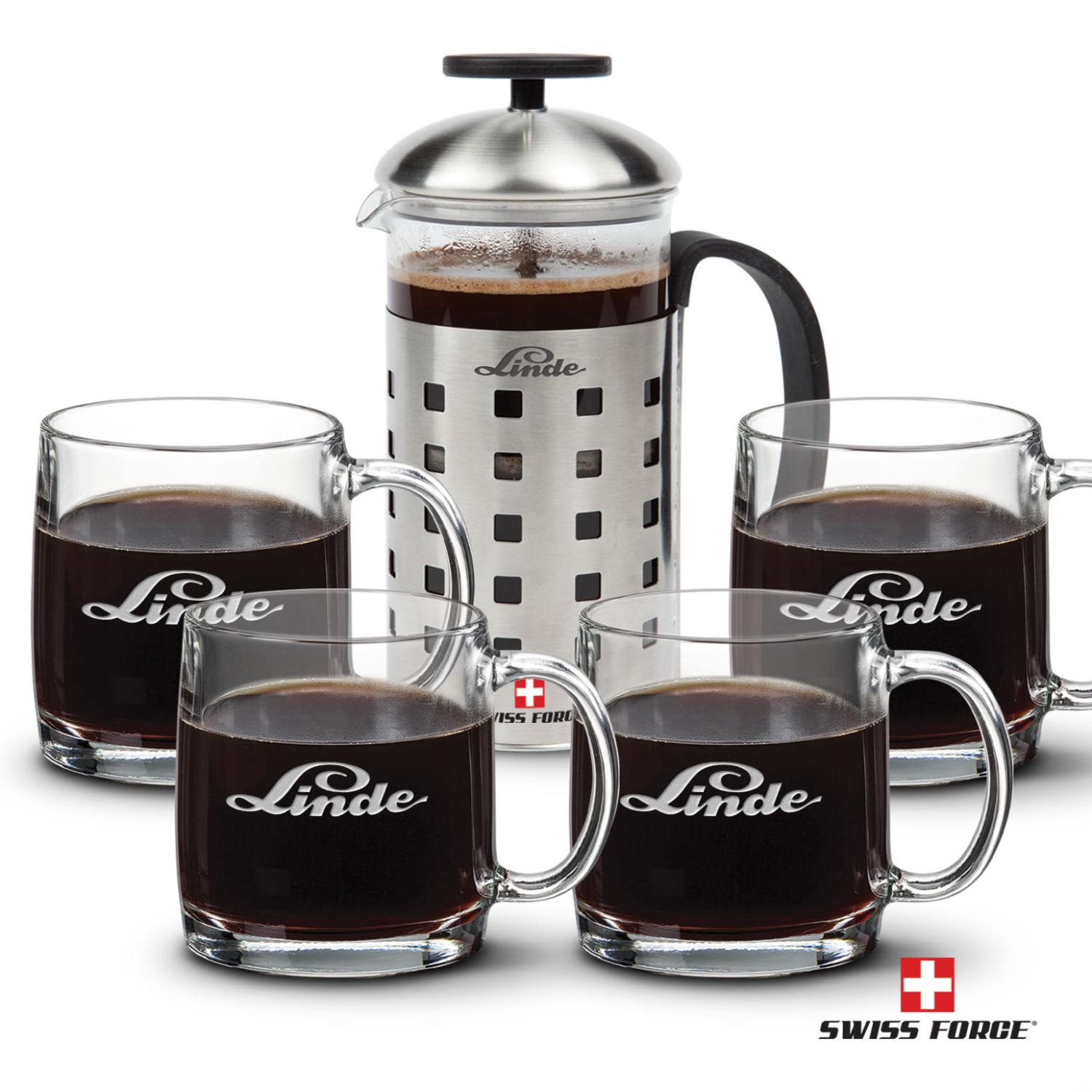 Swiss Force Coffee Press & Nordic Mug Set - Thumbnail 2