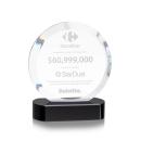 Matlow Black Circle Crystal Award