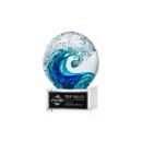 Surfside Clear on Hancock Base Globe Glass Award